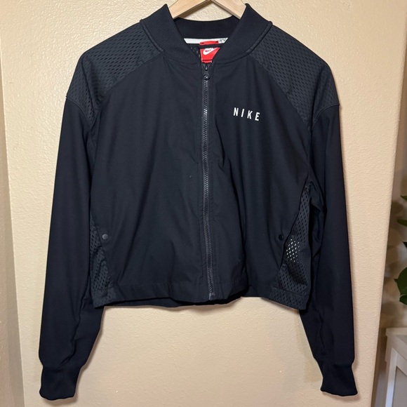 NIKE SPORTSWEAR MESH BOMBER JACKET Women’s size medium - Picture 3 of 12